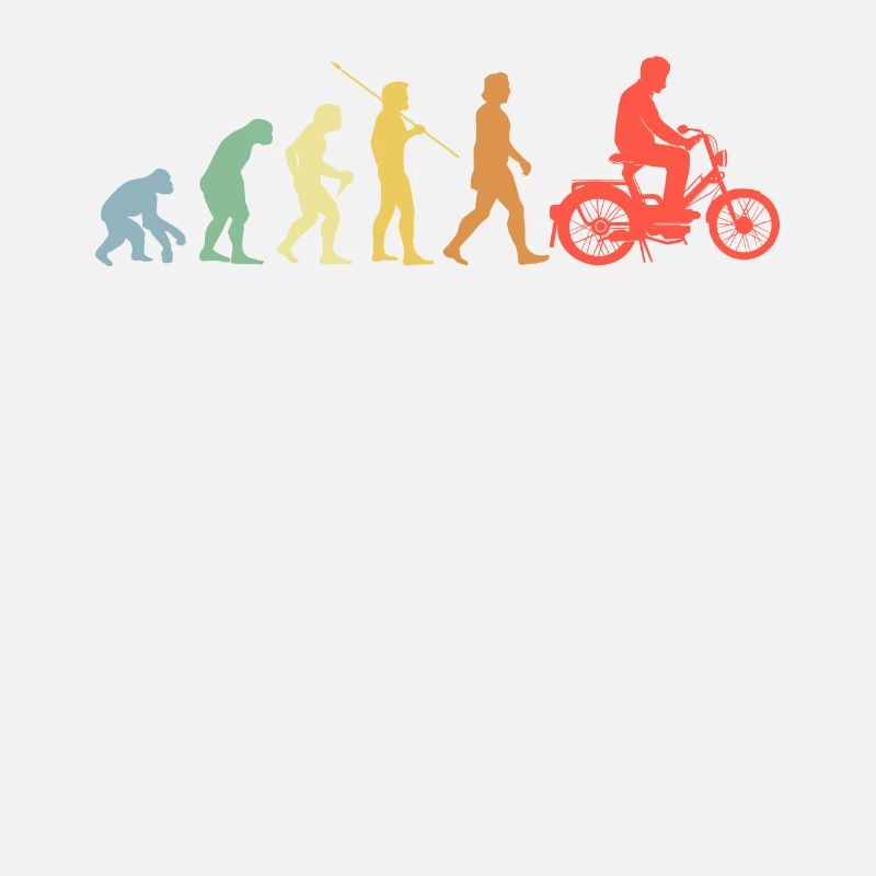 Cyclomoteur Evolution Rétro Cyclomoteur Cyclomoteur Rider