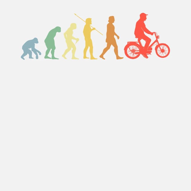 Cyclomoteur Evolution Rétro Cyclomoteur Cyclomoteur Rider