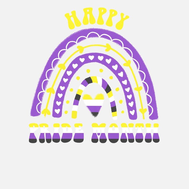 Happy Pride Month Nonbinary Regenbogen