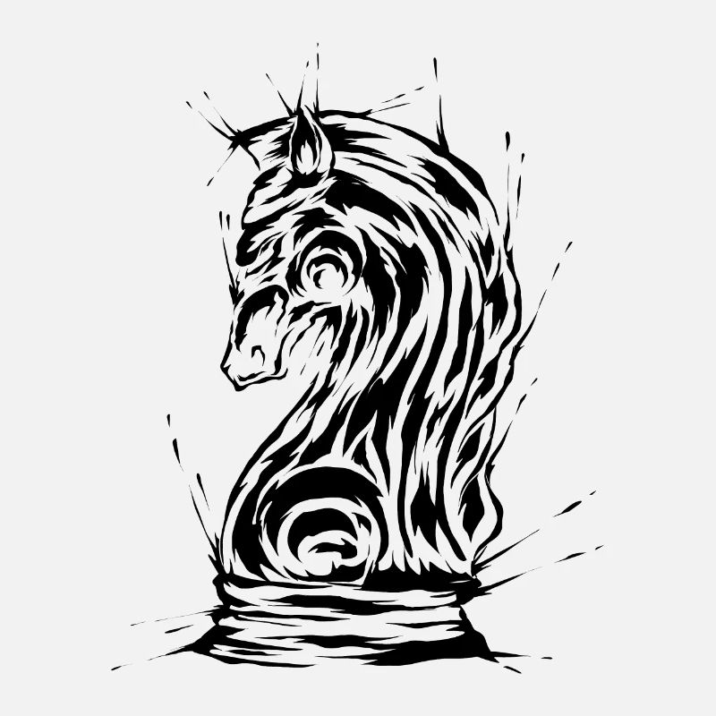 Schach Springer Schachfigur