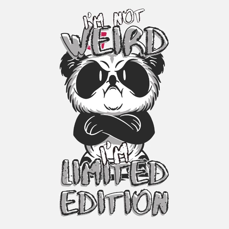 Annoyed Cartoon Panda - Édition Limitée - Dicton