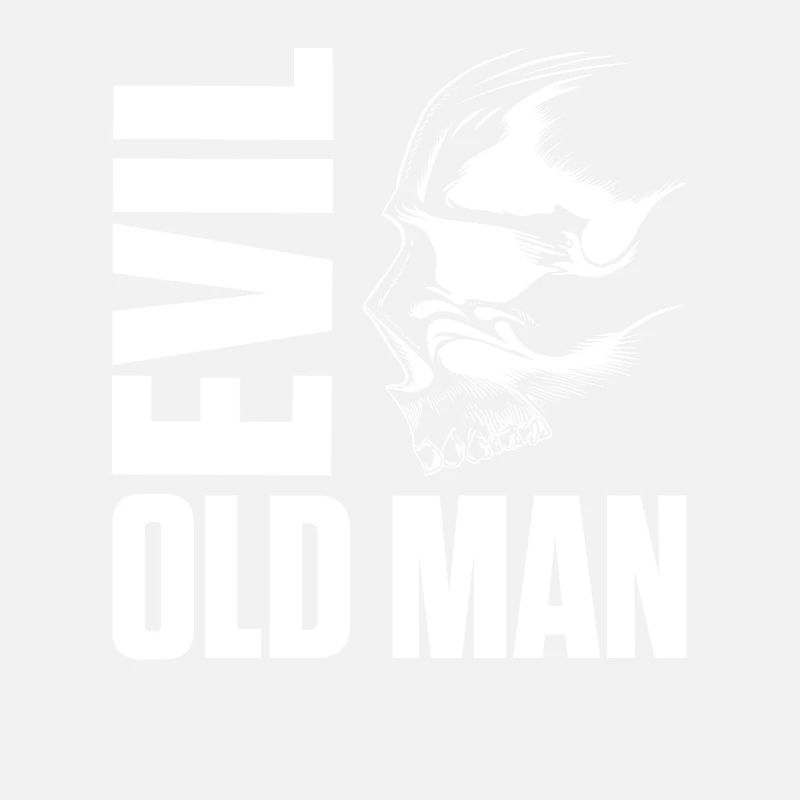 Evil old man The Evil Old Man Skull