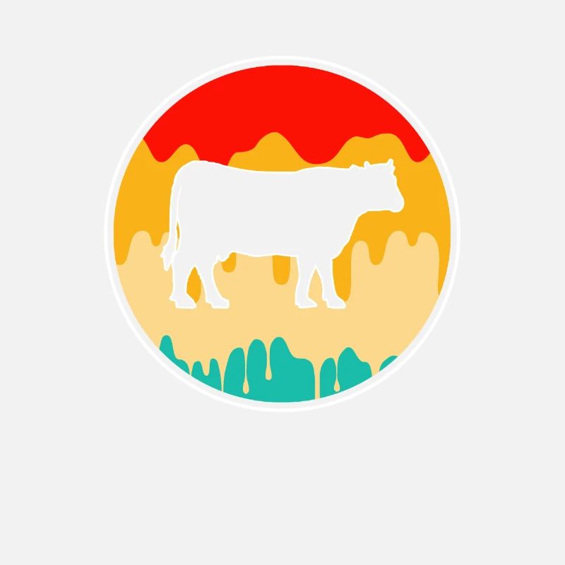 Cow Beef Retro