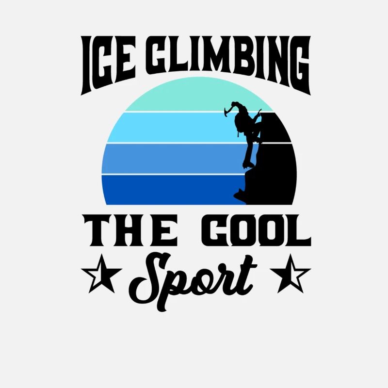 Eiskletterer Eisklettern Sportler Eis Klettern