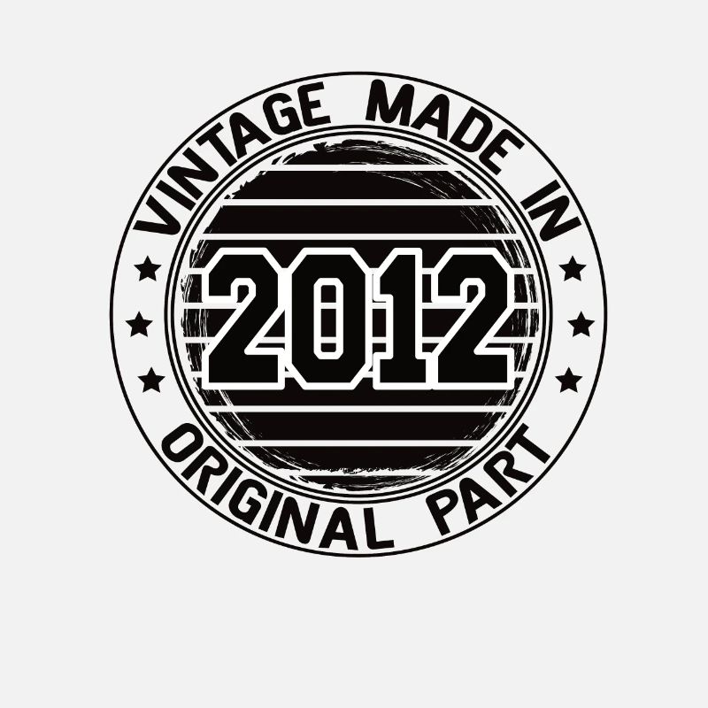 Vintage Made In 2012 Original Part Geburtstag 2012