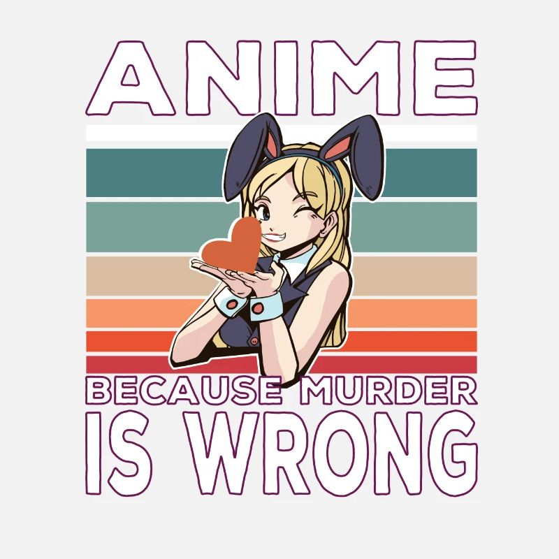 Anime Because Murder is wrong Lustiger spruch