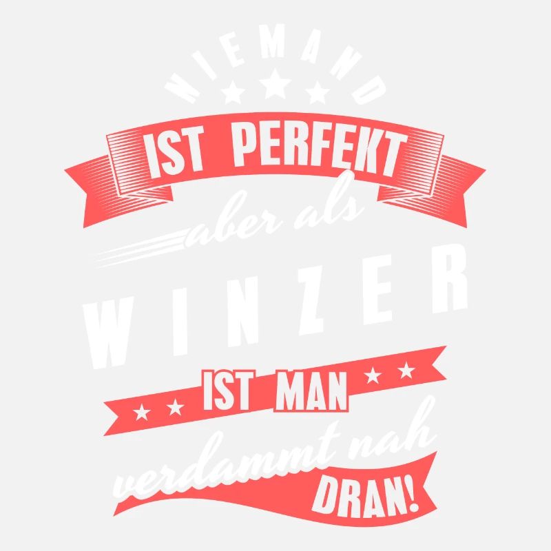 Niemand ist Perfekt Winzer Kollegen Geschenk
