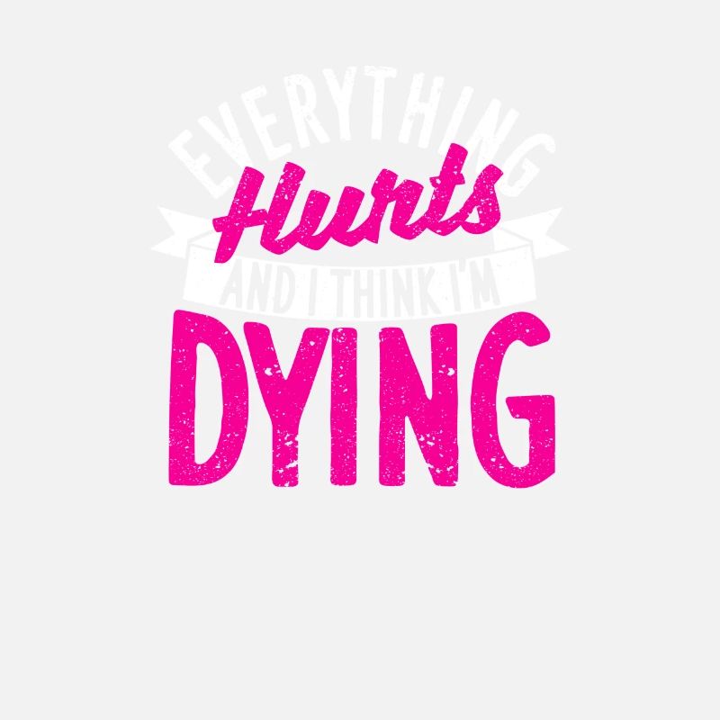 Funny jogging runner Everything hurts and I