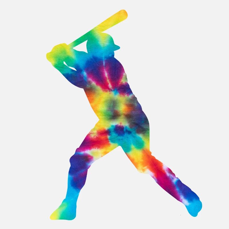 Baseball Fan Tie Dye Batter