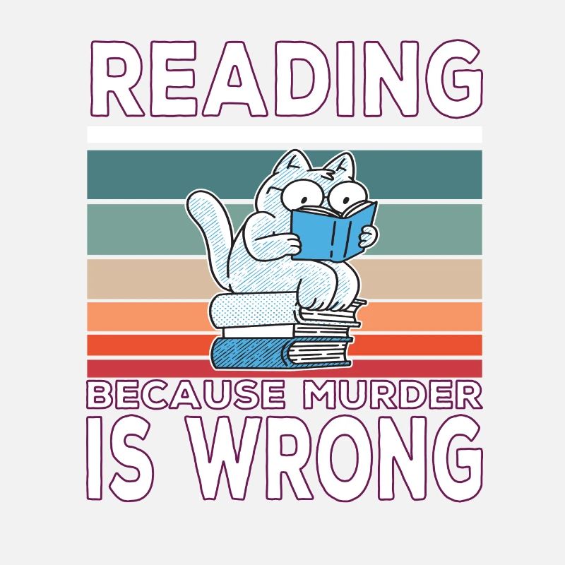 Reading because murder is wrong Buchleser Spruch