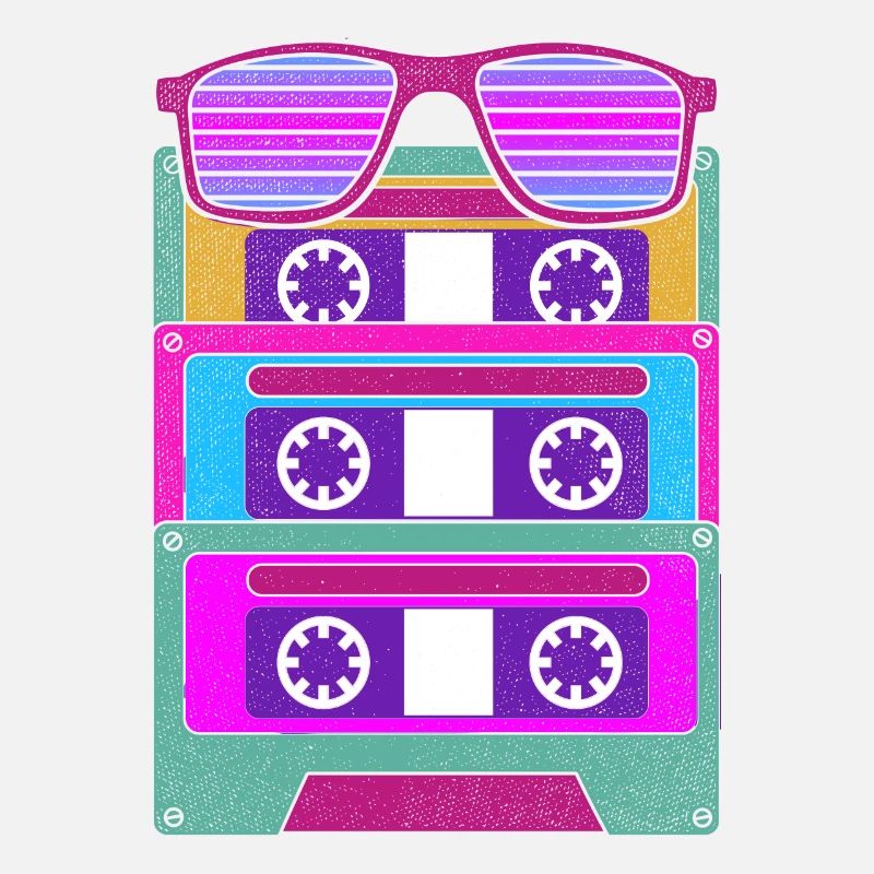 Retro Musik Geschenk 80er Kassette