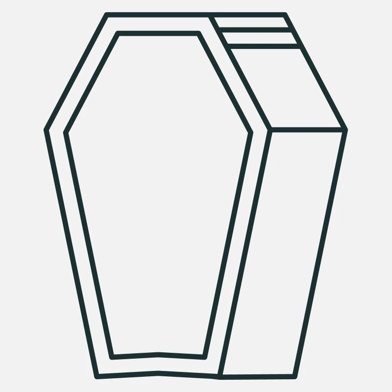 coffin shape in 3D