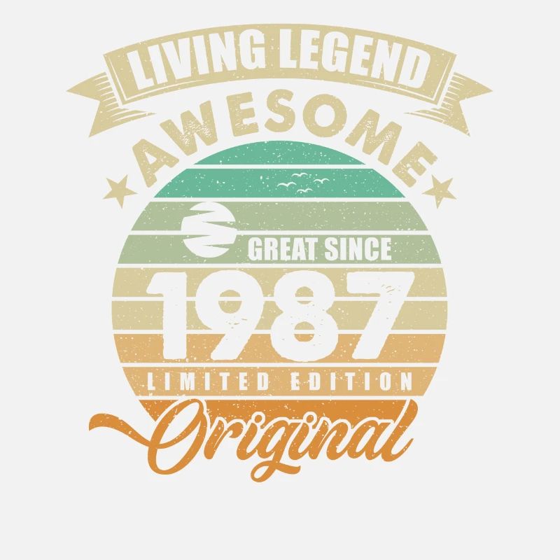 1987 Geburtstag Retro Orginal