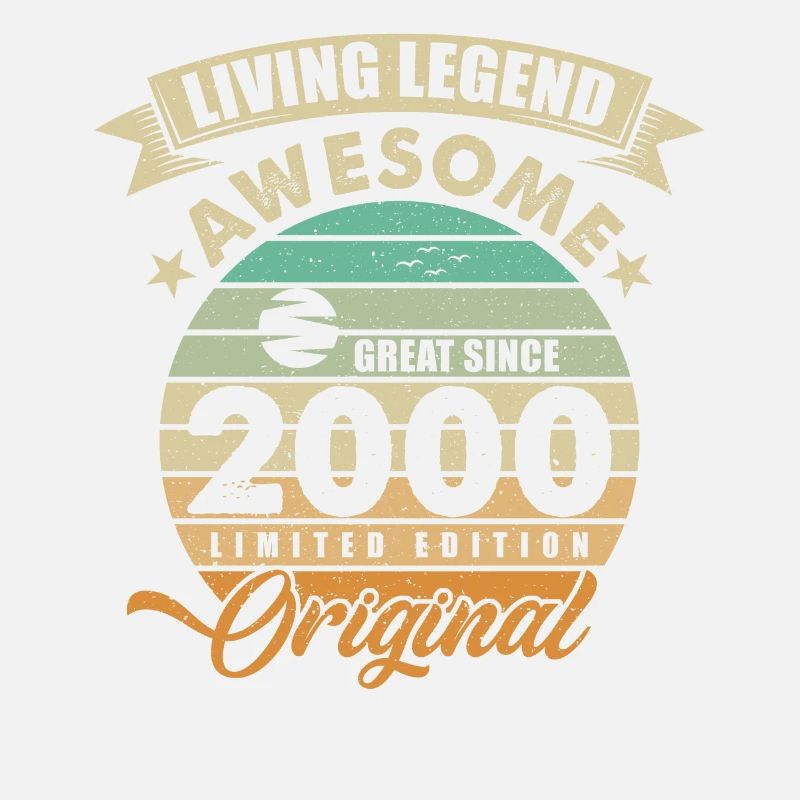 2000 Geburtstag Retro Orginal