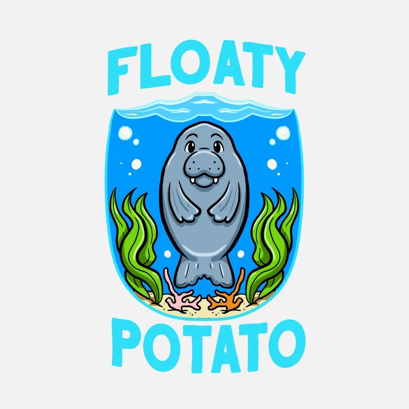 Manatees Sea Cow Floaty Potato Manatee