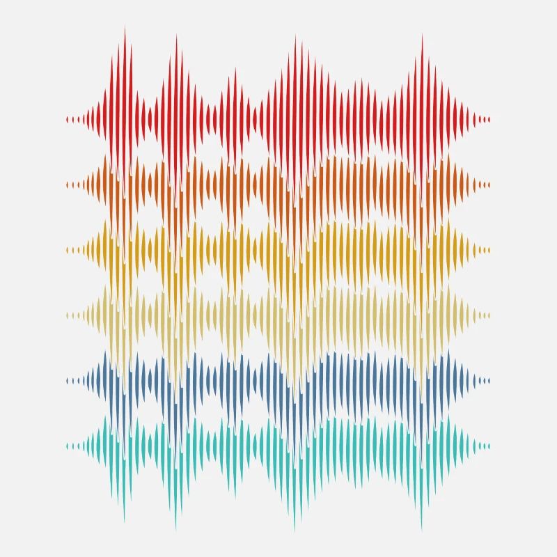 Retro Equalizer DJ Gift Music Soundwave