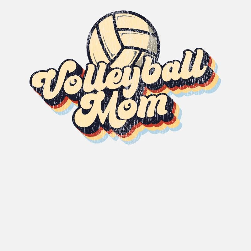 Joueuse de volleyball Équipe Maman Mère
