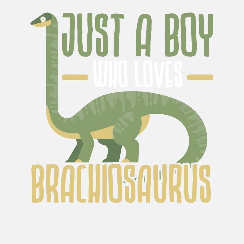 Just a boy who loves brachiosaurus dinosaurs