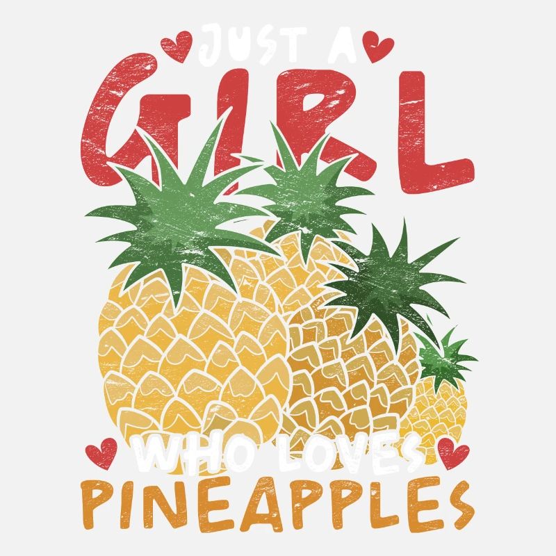 Sommer Geschenk Frucht Obst Mädchen Ananas