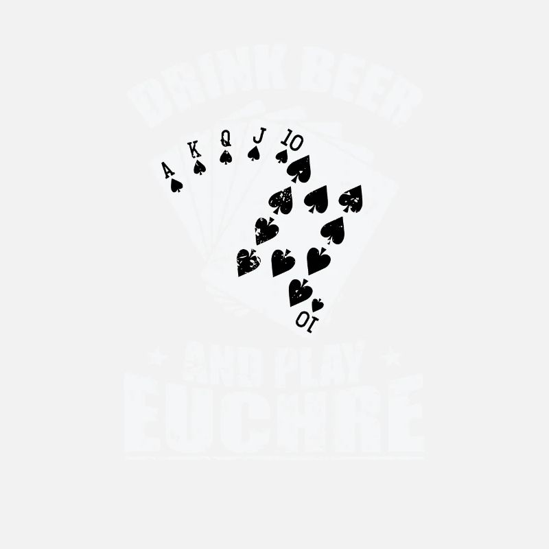 Drink Beer and play Euchre card game