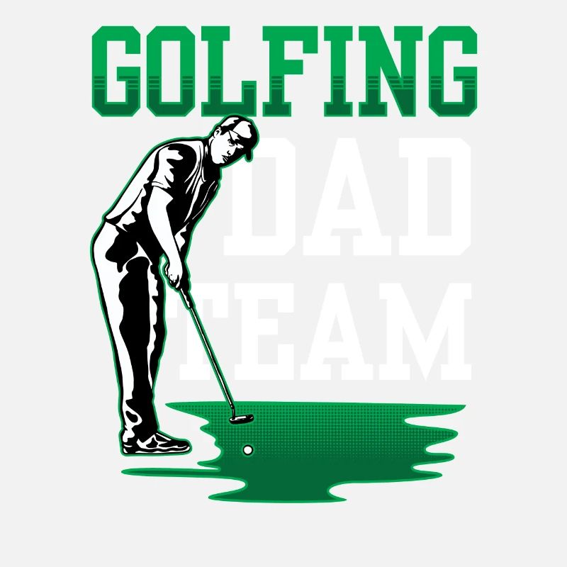 Golfen Papa Team Golf Golfer Papi Vater Tag Vater