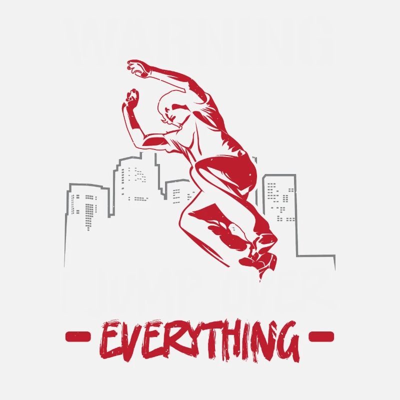 Attention I jump over everything Parkour Traceur