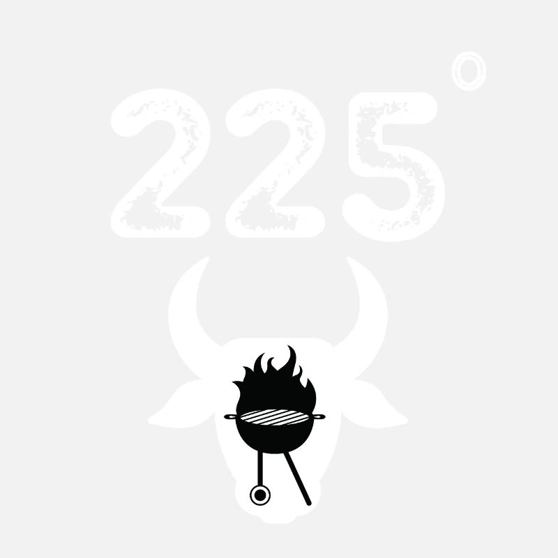 225 Degrees BBQ Grilling Smoking Meat Cow