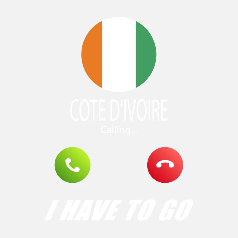 Cote Dívoire ruft an Lusiger Flaggen Spruch