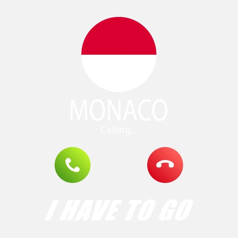 Monaco ruft an Lusiger Flaggen Spruch