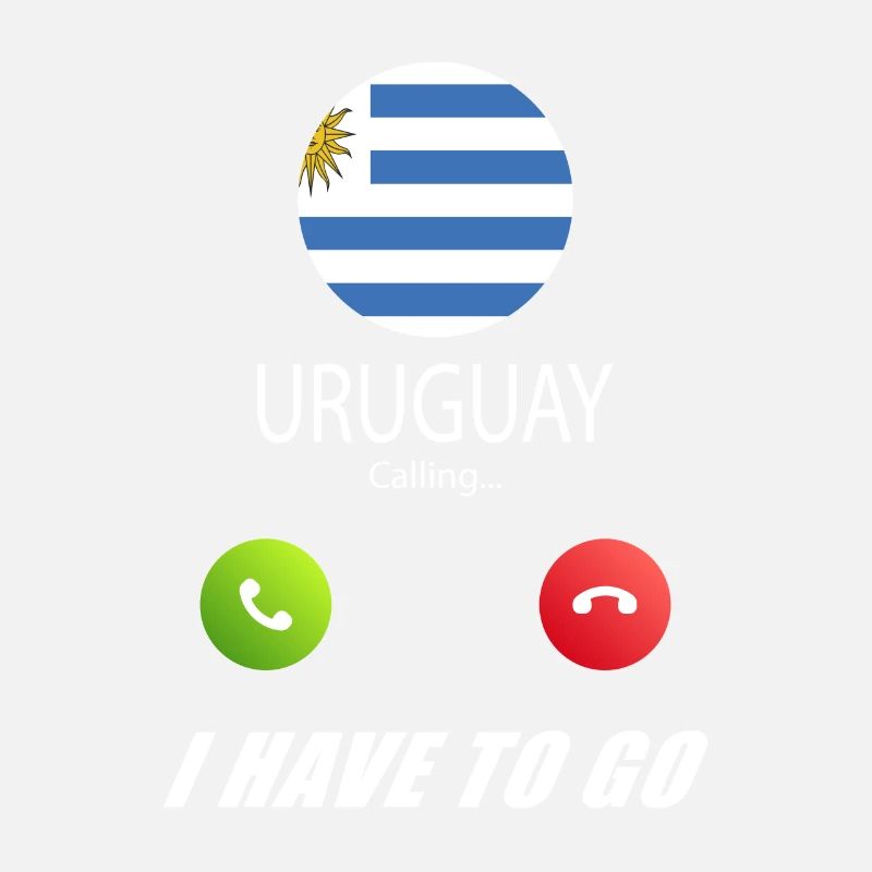 Uruguay ruft an Lusiger Flaggen Spruch