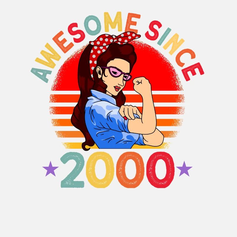 Awesome since 2000 Frauen 22. geburtstag Geschenk
