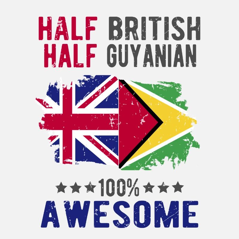 Half British Half Guyanese