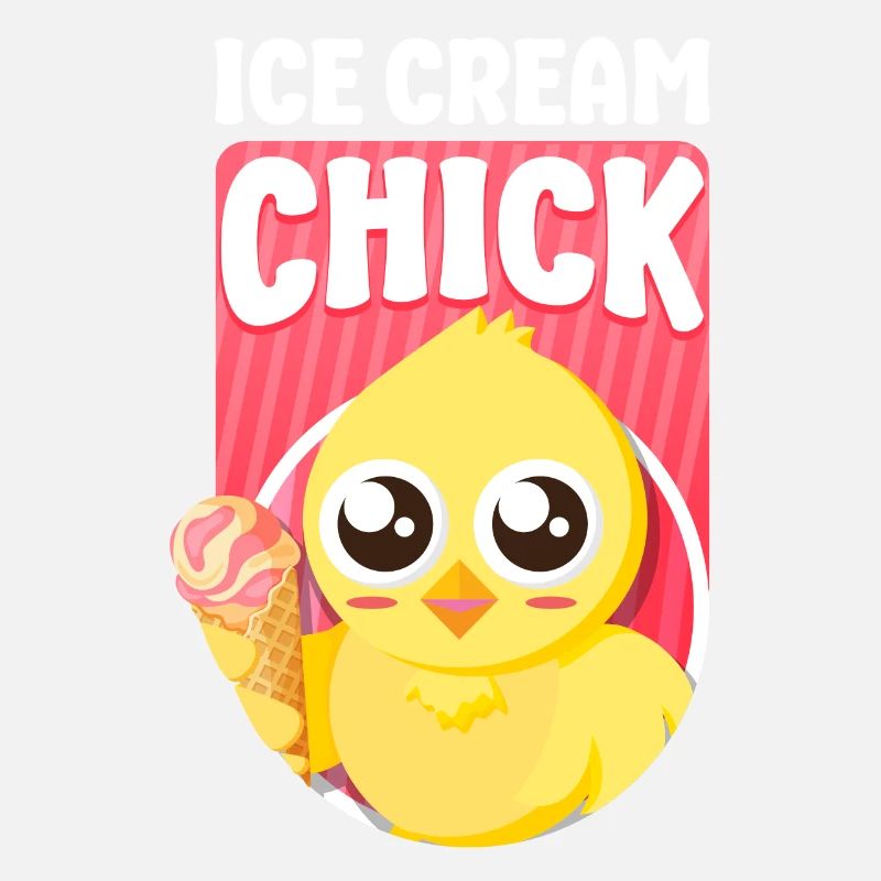 Crème glacée Cône de poulet Crème glacée