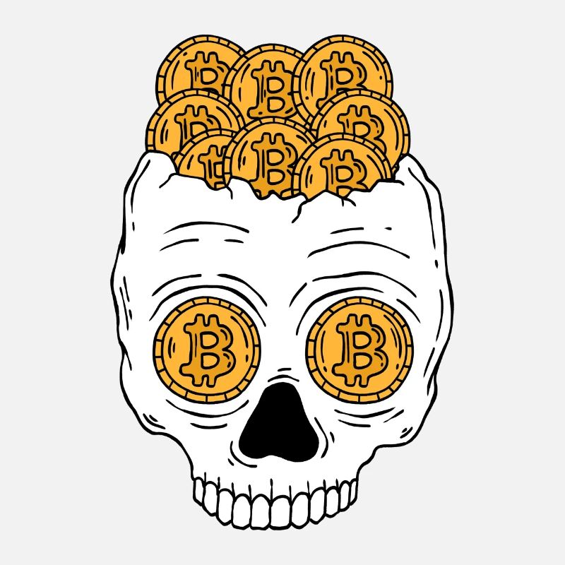Bitcoin Skull BTC Trader boursier
