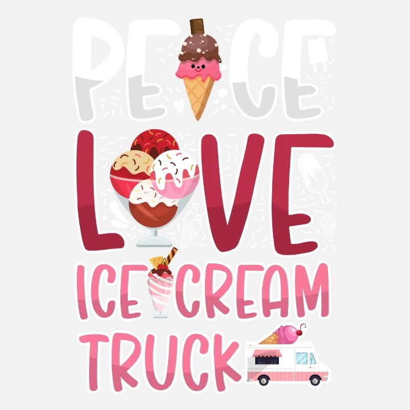 Crème glacée Camion de crème glacée Van Cone