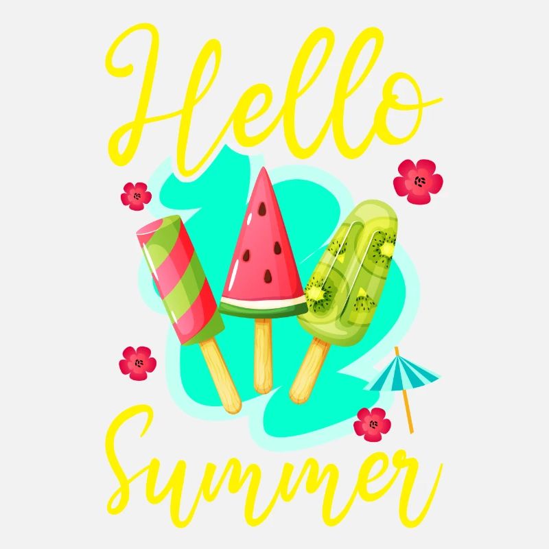 Crème glacée Popsicle Hello Summer