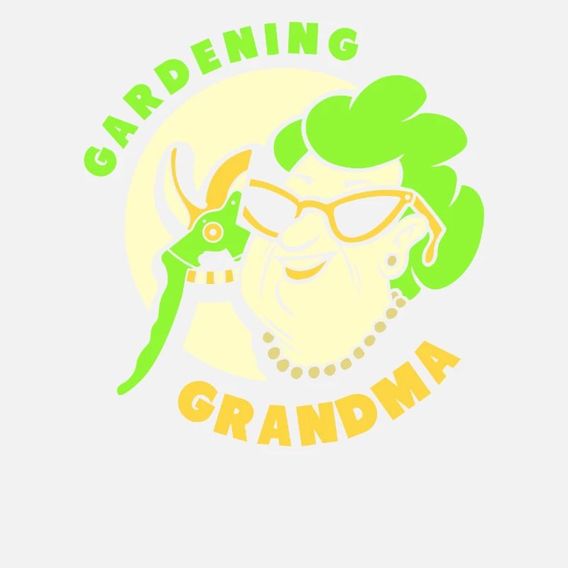 Gartenarbeit Oma Garten Gärtnerin Großmutter