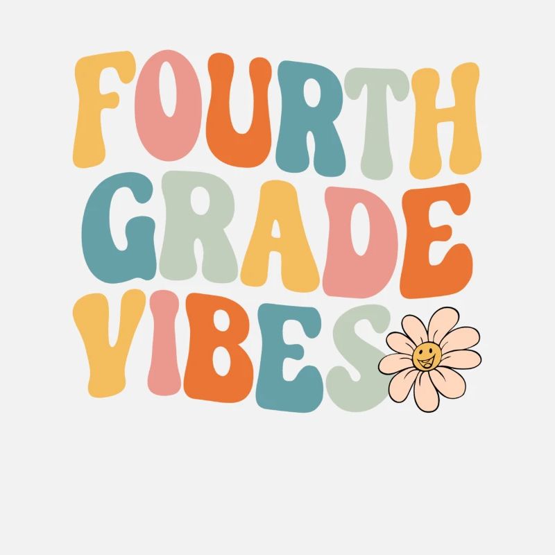 Vierte Klasse Vibes 4. Klasse Retro Back To School