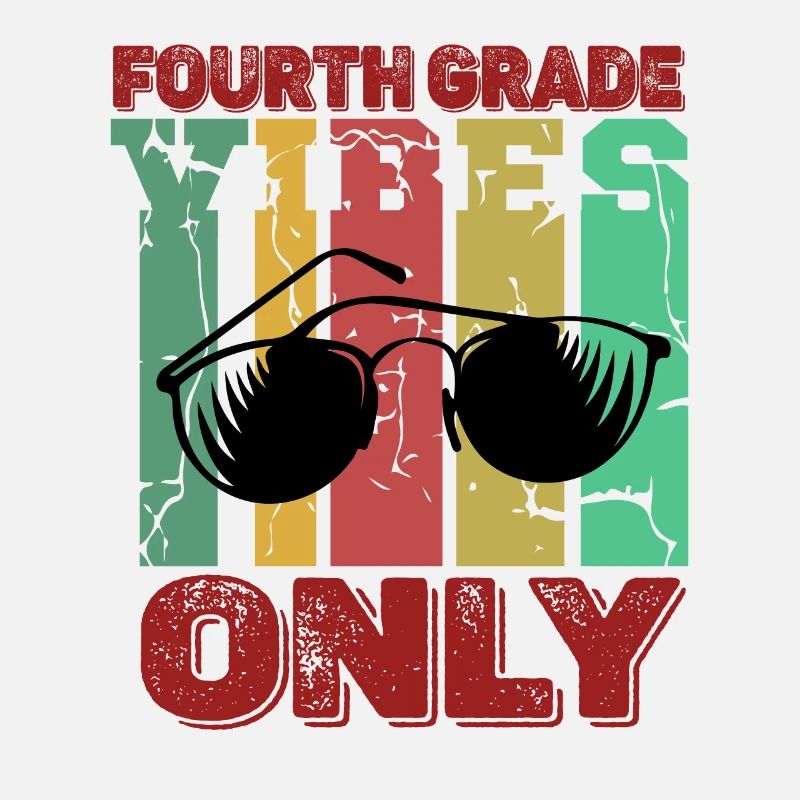 Vierte Klasse Vibes 4. Klasse Retro Back To School