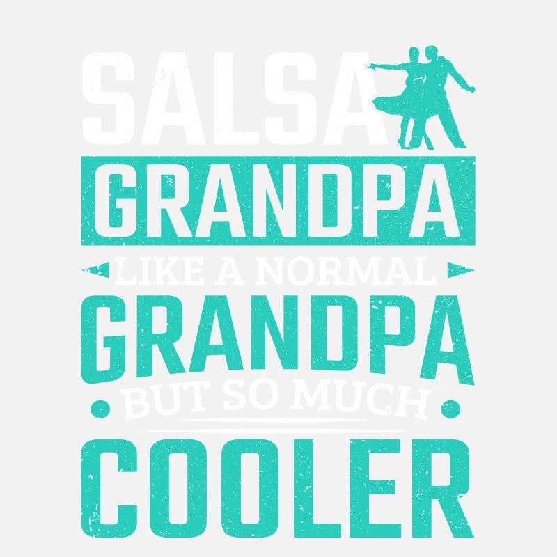 Salsa Grand-père Beaucoup plus cool Danse latine Sala