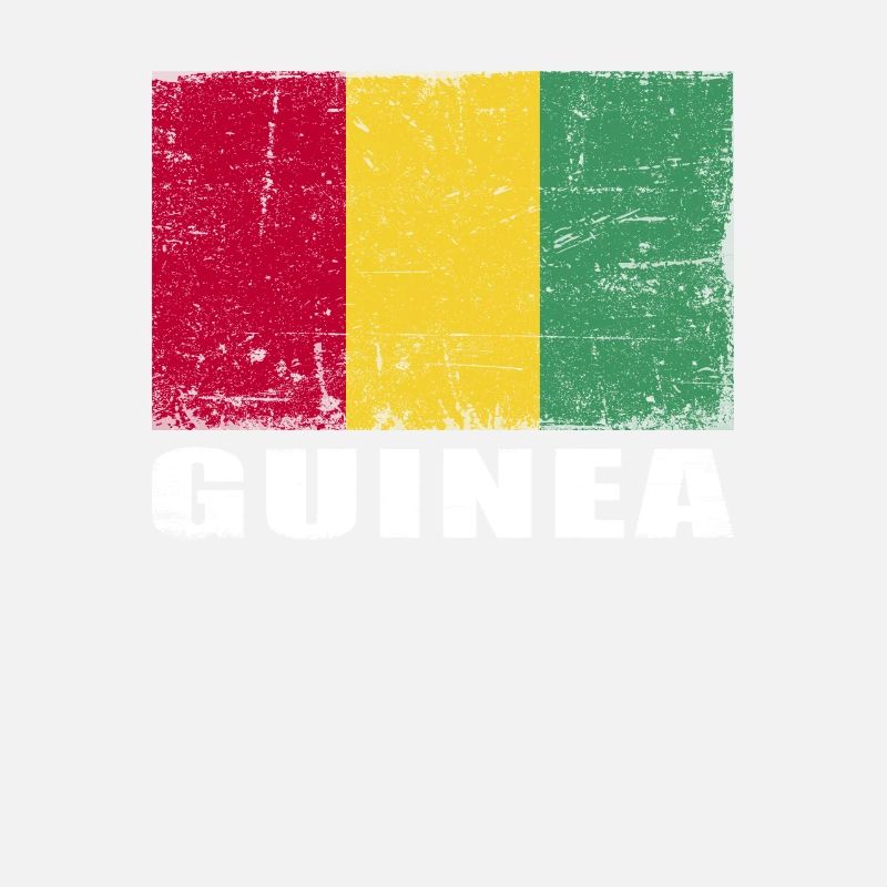 Drapeau de guinée Grunge Drapeau de Guinée