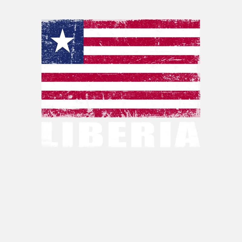 Drapeau du Libéria Grunge Drapeau du Libéria