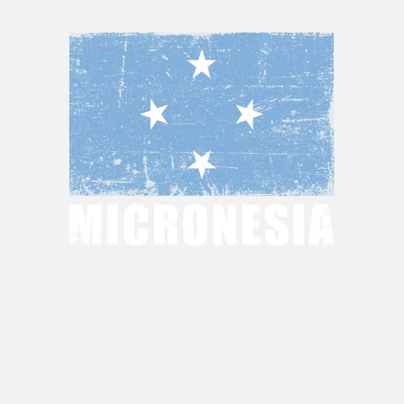Micronesia Flag Grunge Micronesia Flag