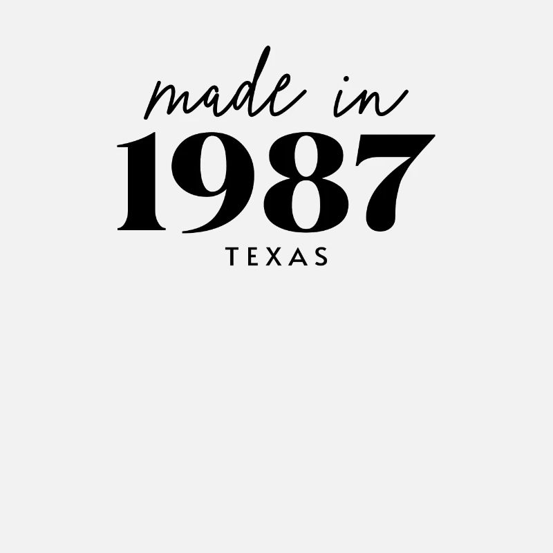 Made 1987 in Geburtstag in Texas