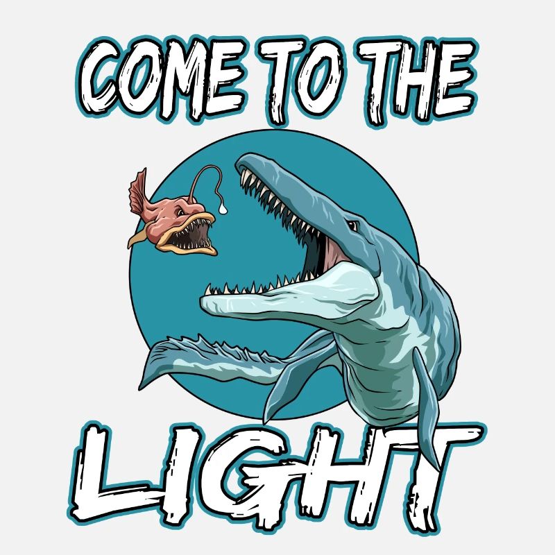 Come To The Light Elasmosaurus Laternenfisch