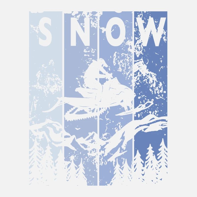 Motor Slede Snowmobiling Winter Sport Snowmobiler