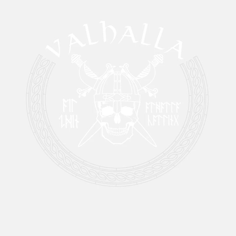 Crâne viking avec hache Casque viking Valhalla