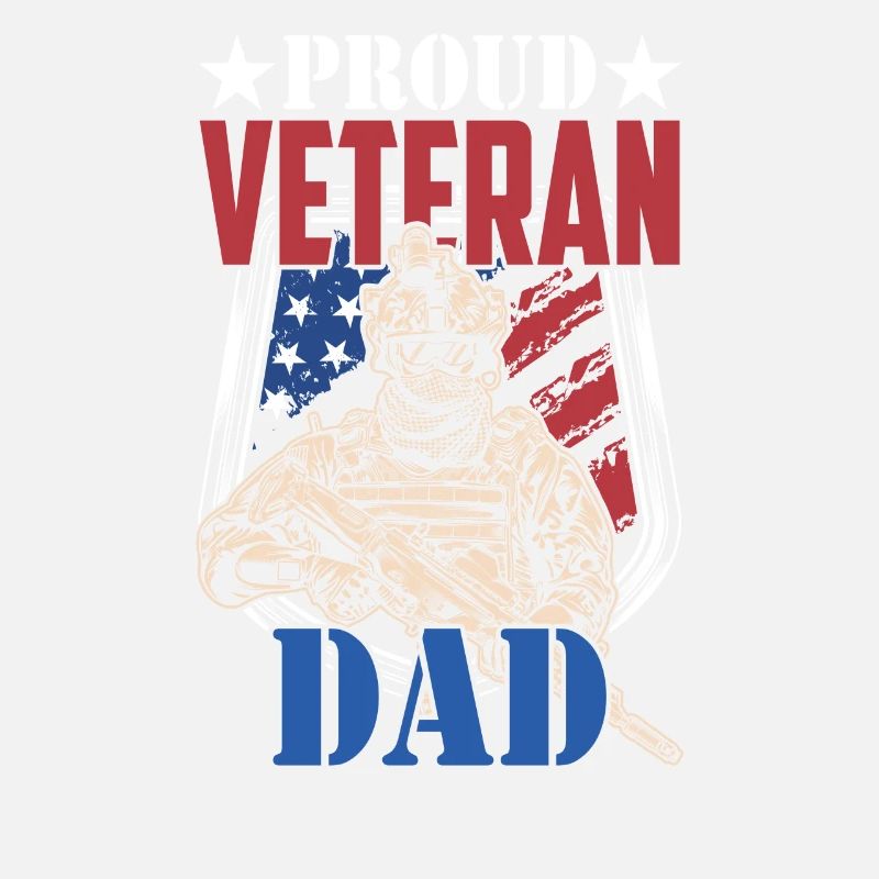 Stolzer Veteran Papa Vater Tag Vater Sprüche Papi