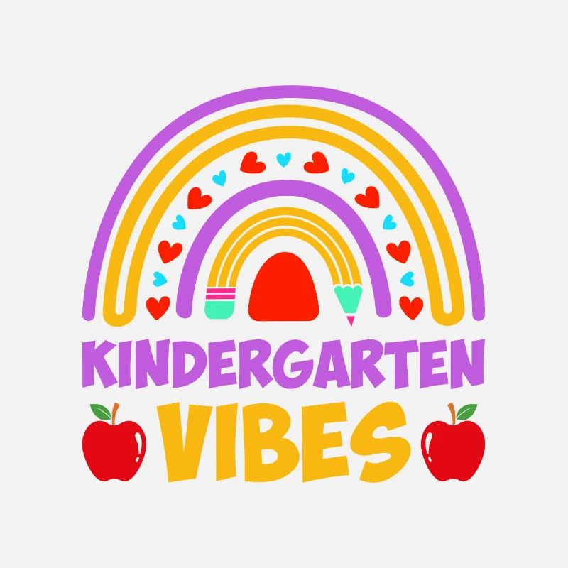 Groovy Hello Kindergarten Vibes Retro Lehrer