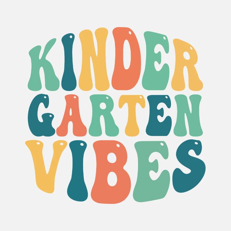 Groovy Hello Kindergarten Vibes Retro Lehrer